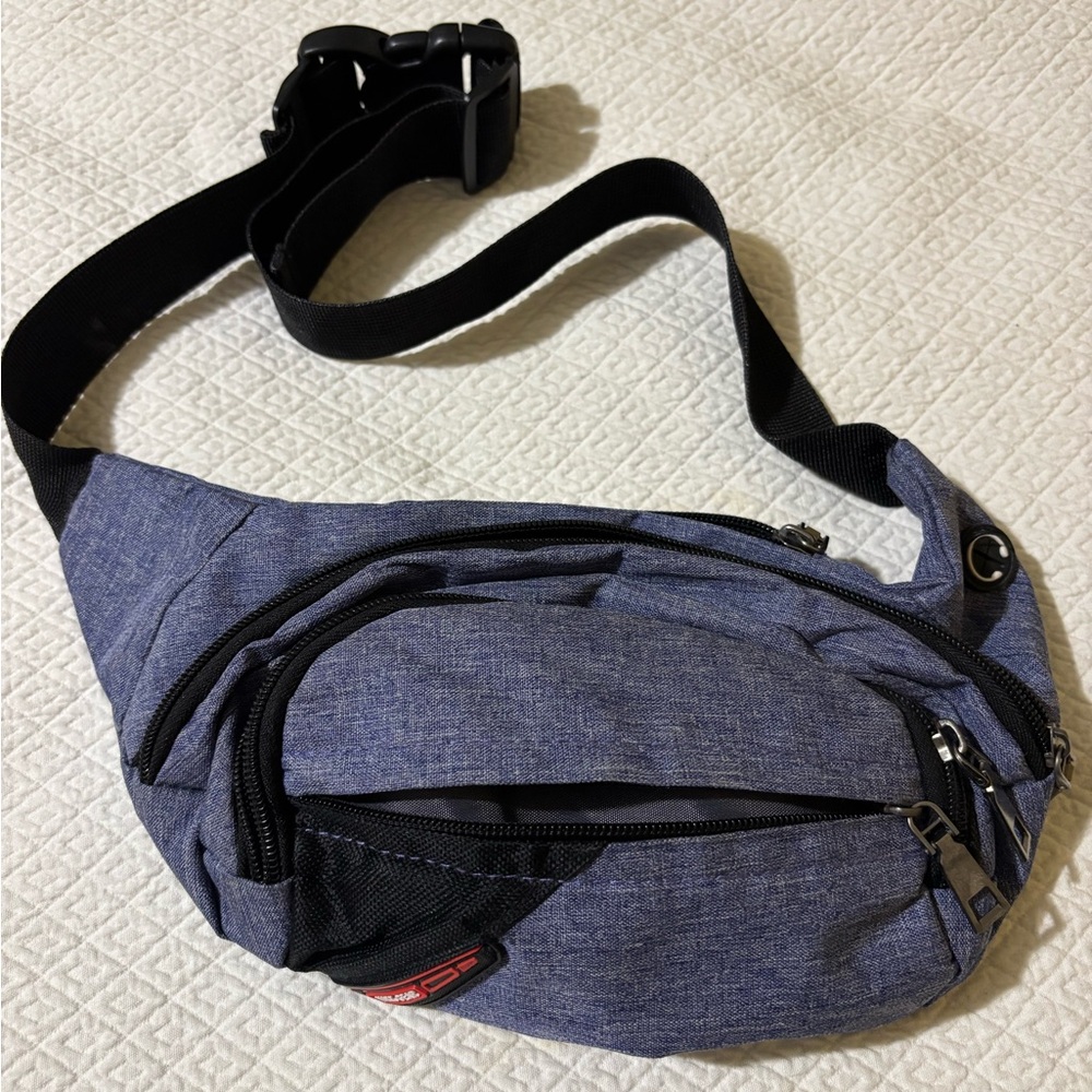 Stylish Blue Fanny Pack